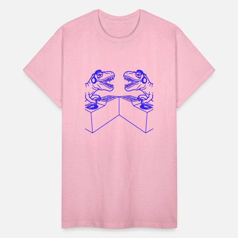 2 DJ Dinosaur T. Rex Team Dino Mixing Music Party