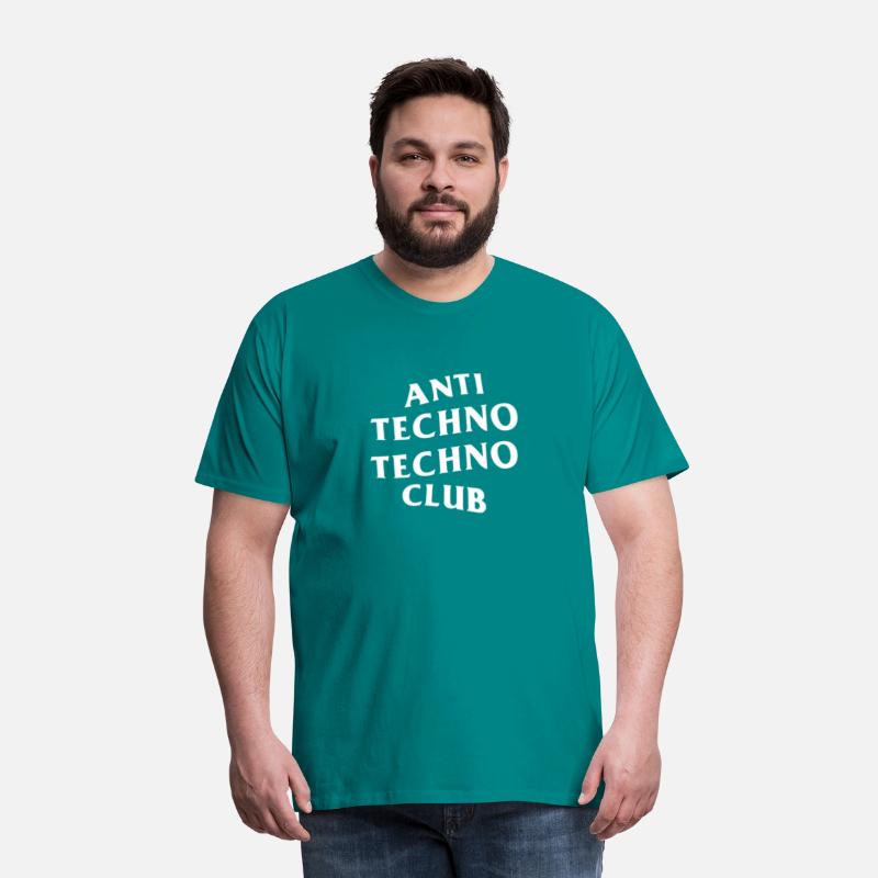 Anti Techno Techno Club White Logo