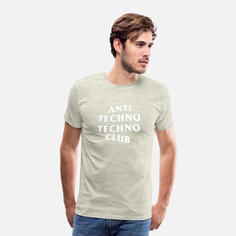 Anti Techno Techno Club White Logo