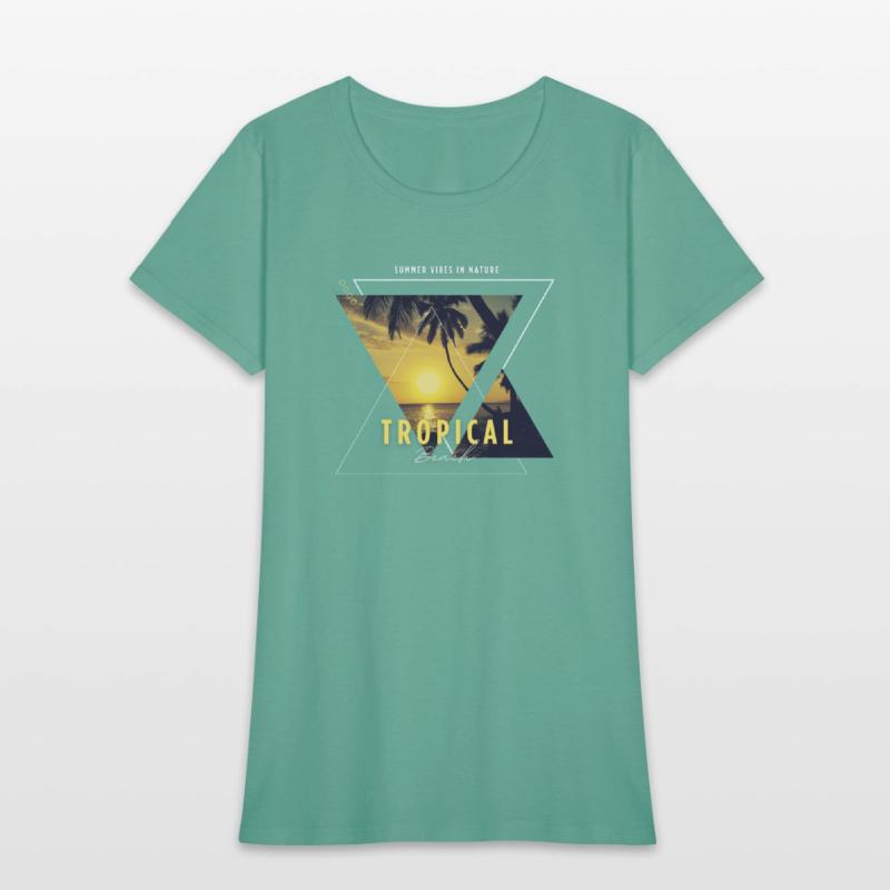 🌴 Golden Coast Vibes Tee