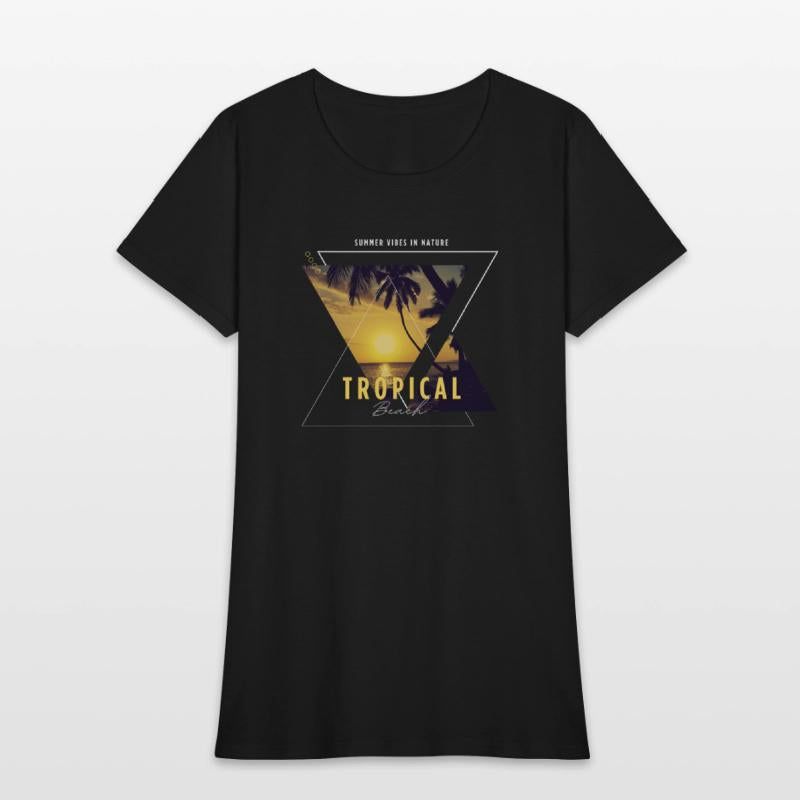 🌴 Golden Coast Vibes Tee