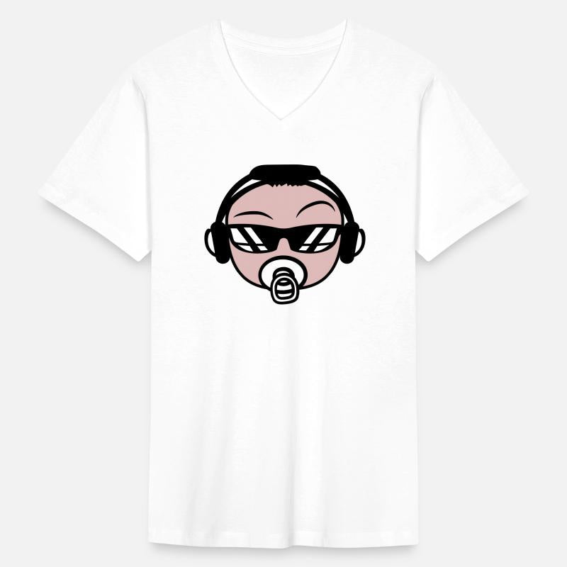 Baby DJ Face Party Fun Pacifier Toddler Child Head