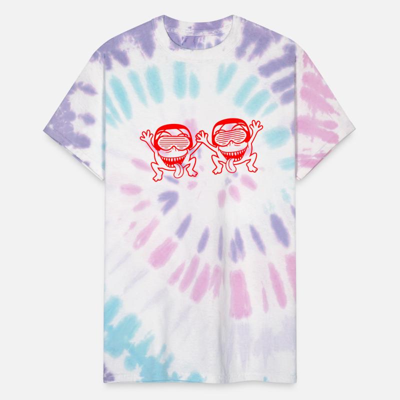 DJ Team 2 Happy Monsters Jumping Crew Music Party