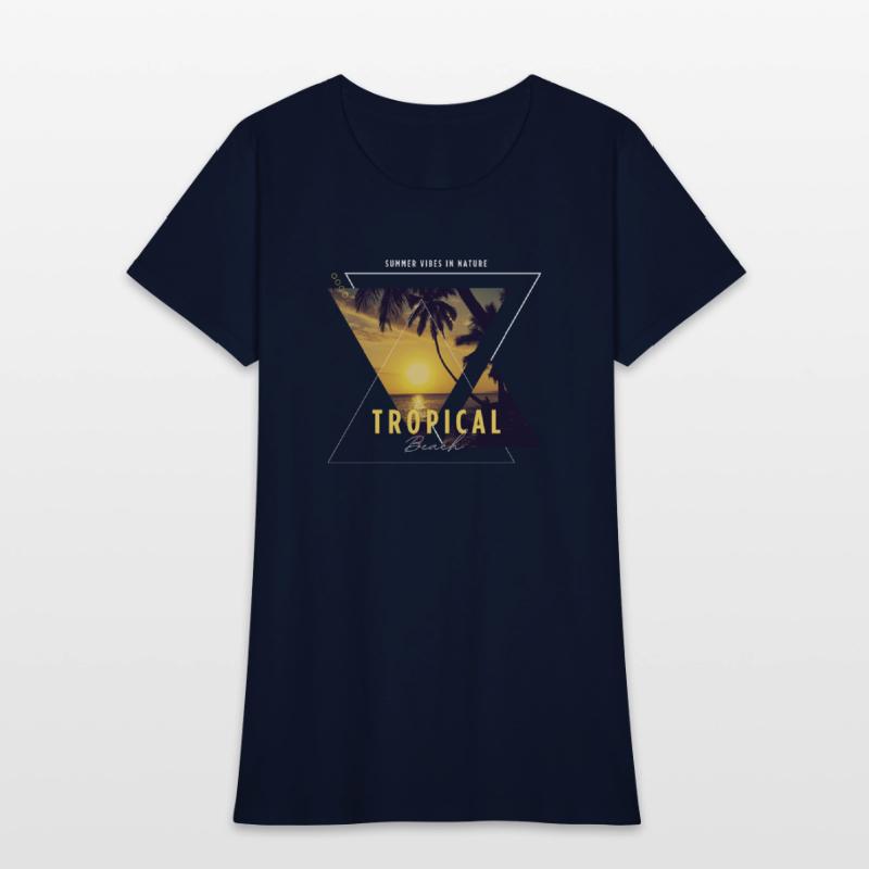 🌴 Golden Coast Vibes Tee